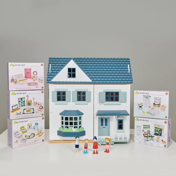 Dovetail Bundle (Dovetail House, Doll Family, 5 Room Sets)