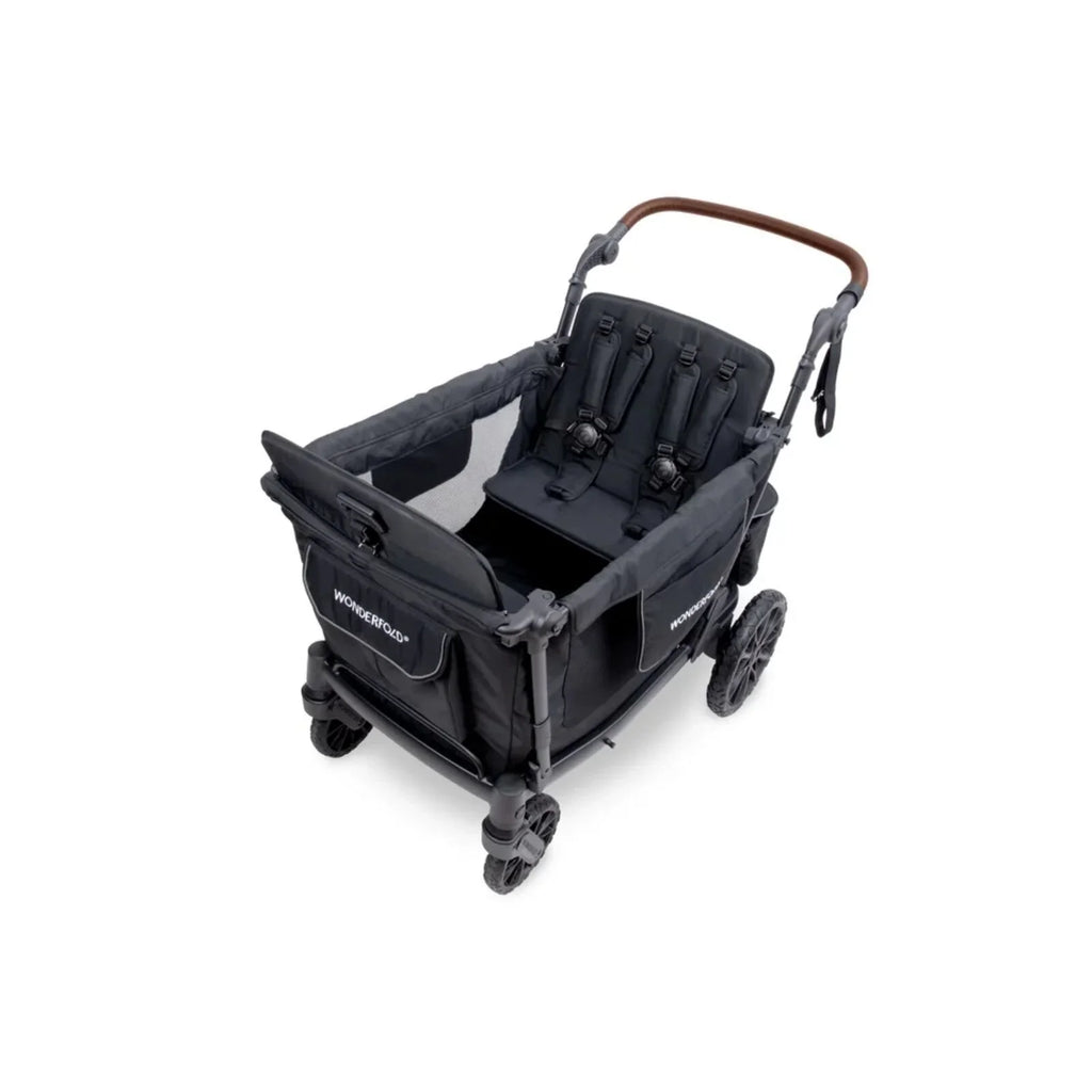 Wonderfold L4 Quad Stroller Wagon - Black