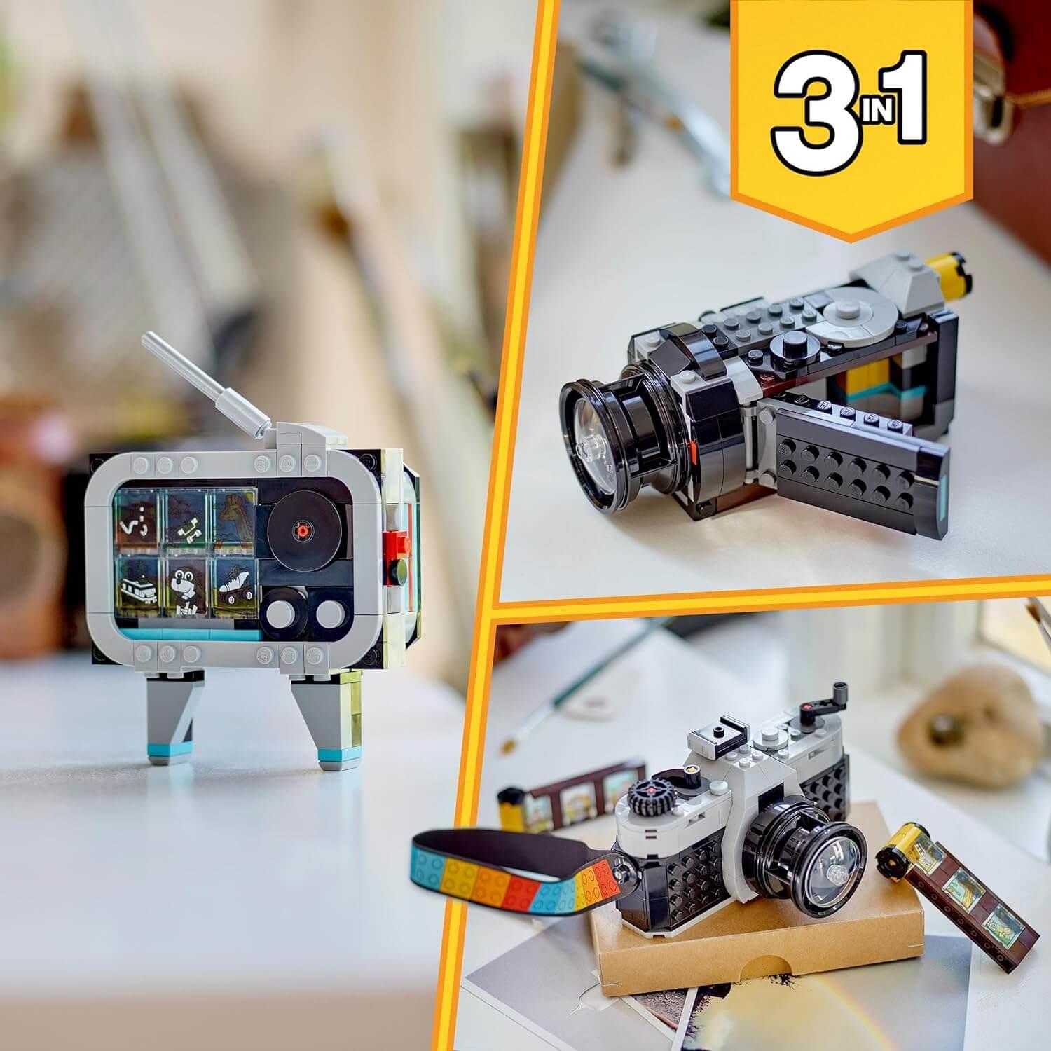 Lego Creator 3 in 1 31147 Retro Camera Buildable Toy for Ages 8 and Up - TOYFACTORY