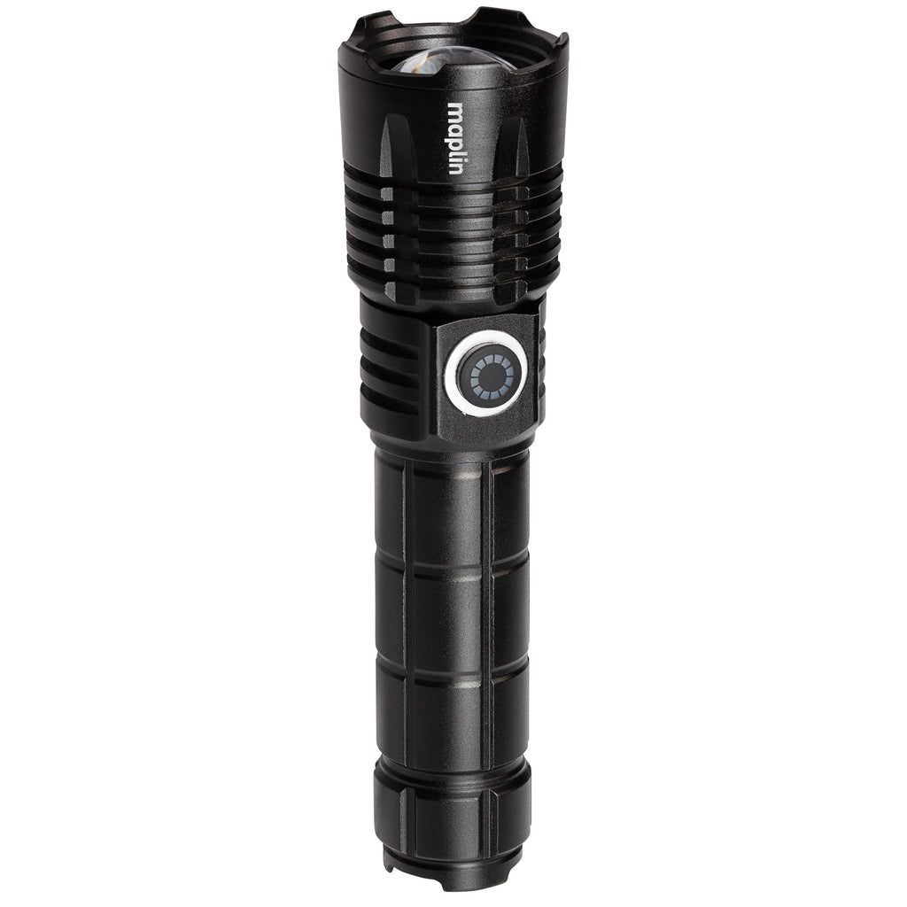 Maplin LED 600 Lumens Lithium Rechargeable Torch - TOYFACTORY