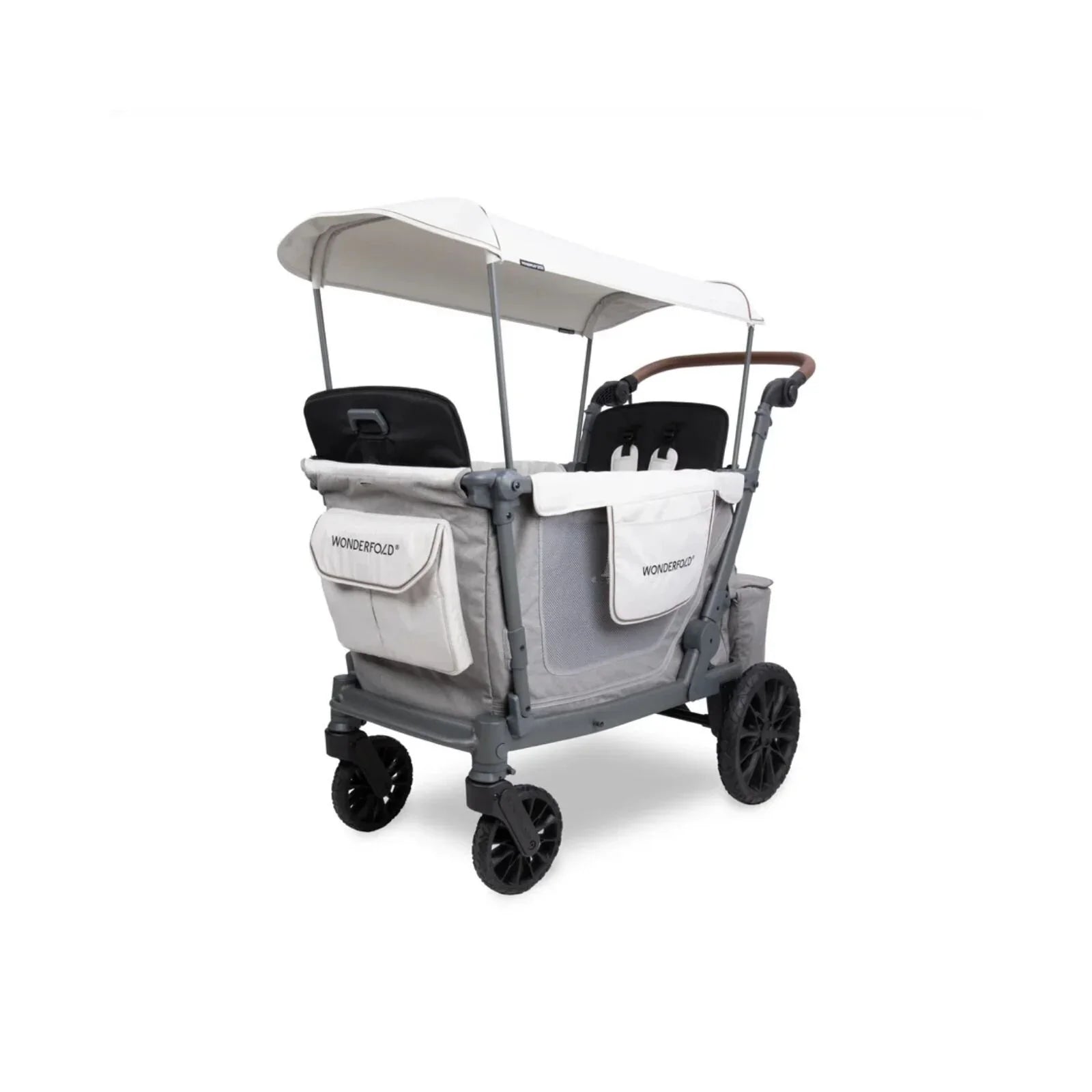Wonderfold L2 Quad Stroller Wagon - Grey