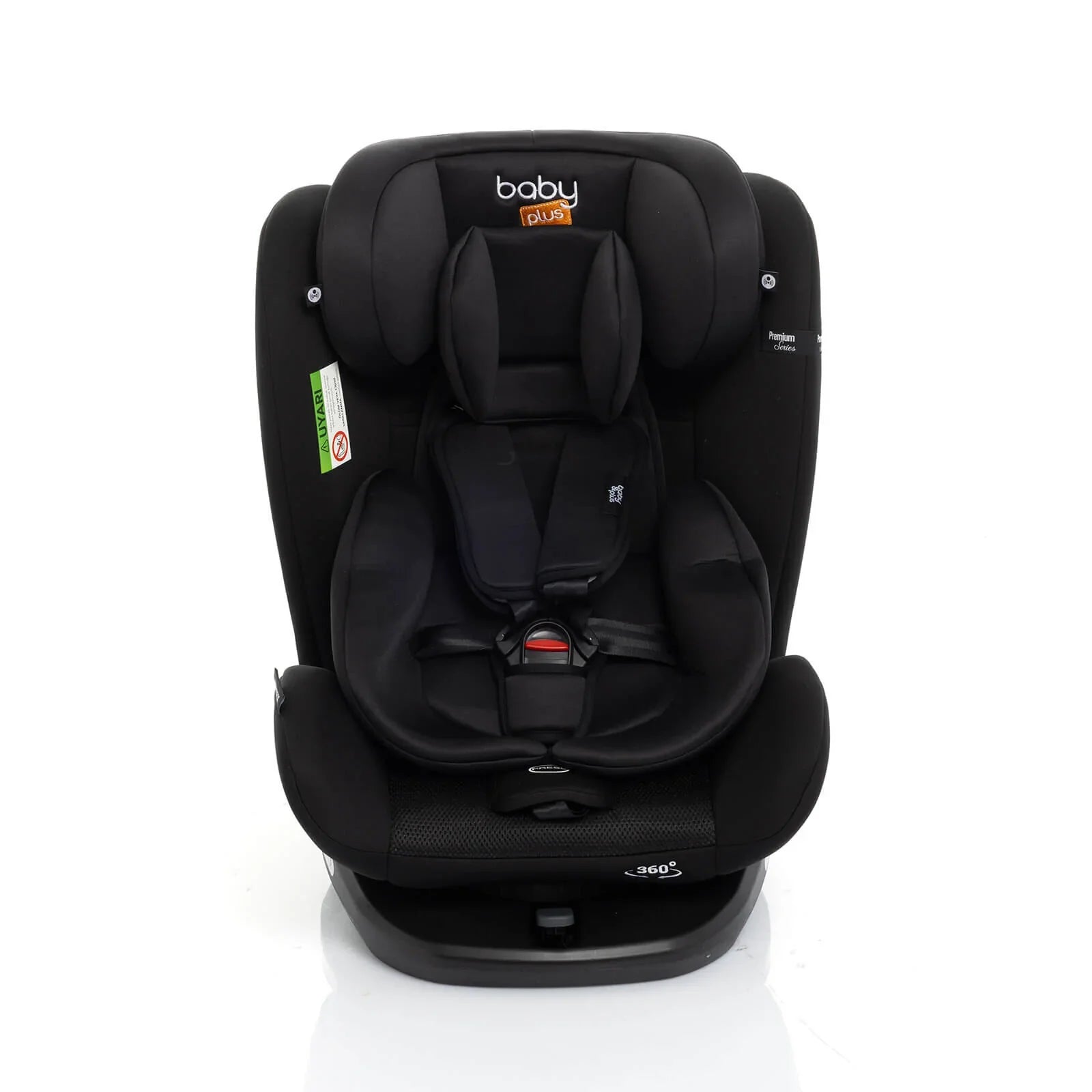 baby plus Orbitfix Group 0+/1/2/3 (Birt to 12 Years) Car Seat - Black - TOYFACTORY