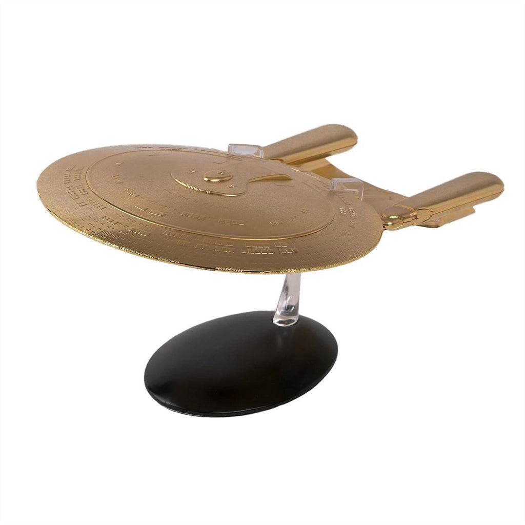 #20 Gold U.S.S. Enterprise NCC-1701-D Model Die Cast Ship SPECIAL ISSUE (Eaglemoss / Star Trek)