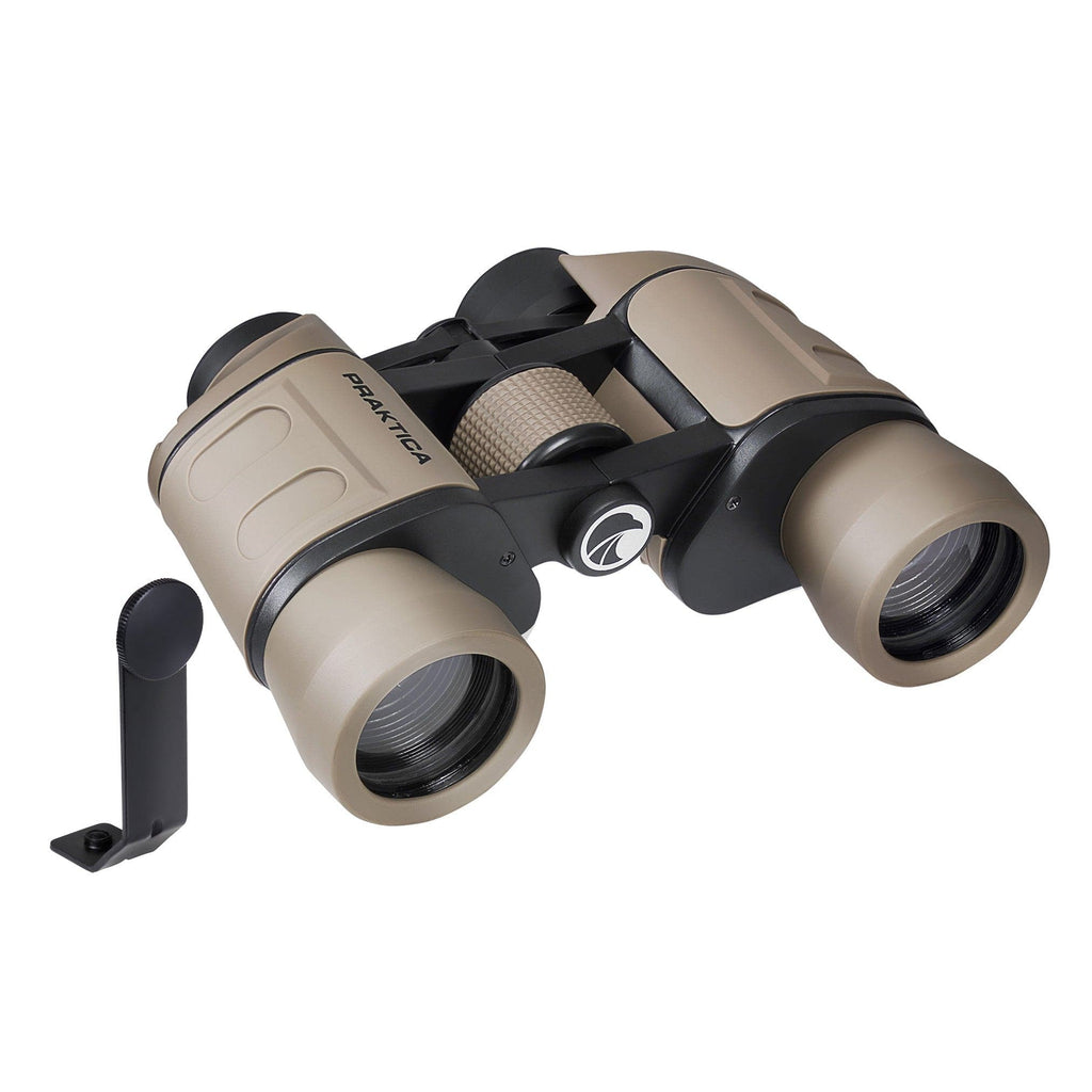 PRAKTICA Falcon 8x40mm Wide Angle Porro Prism Field Binoculars - Sand - TOYFACTORY