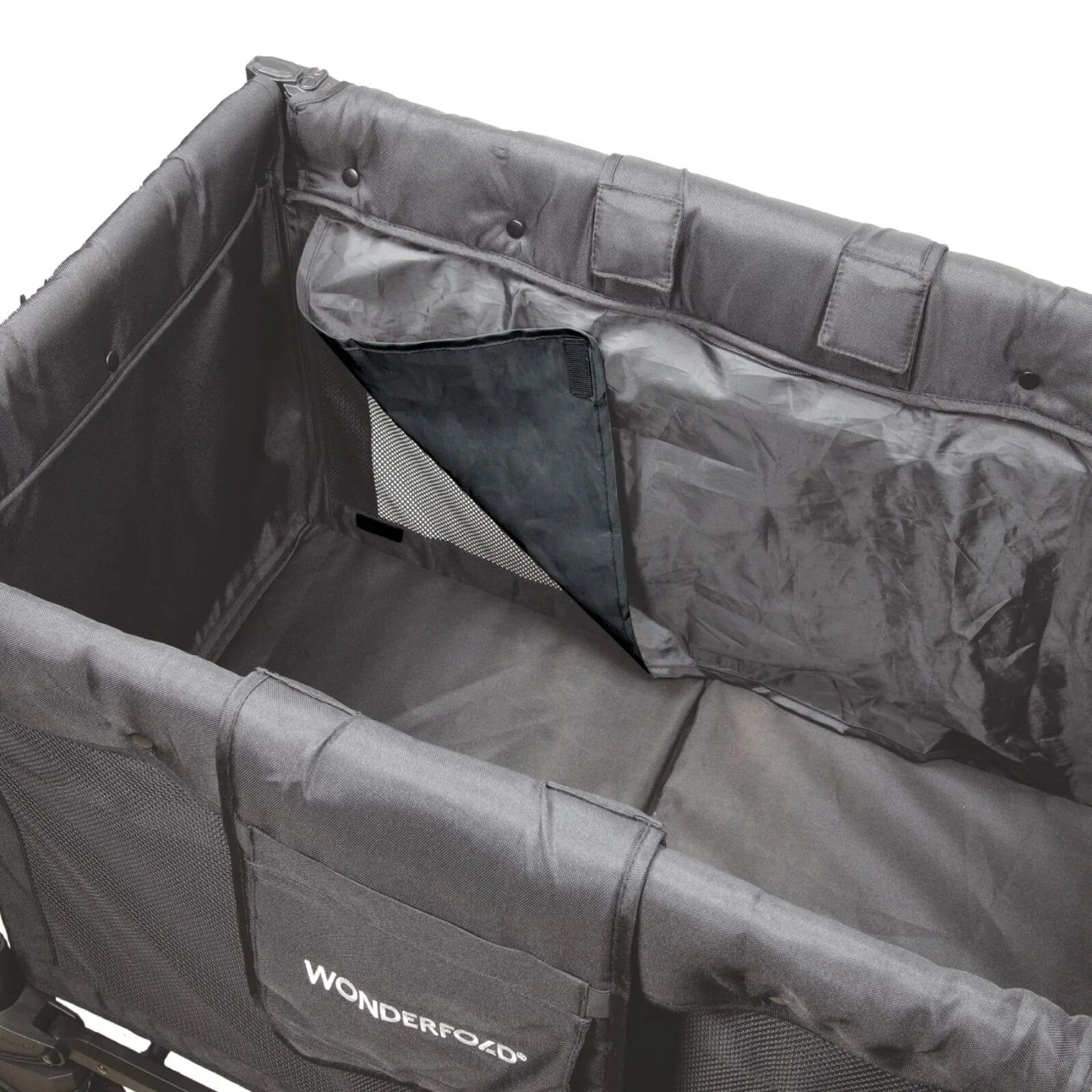 Wonderfold W4 Luxe Pro Stroller Wagon - Charcoal Grey