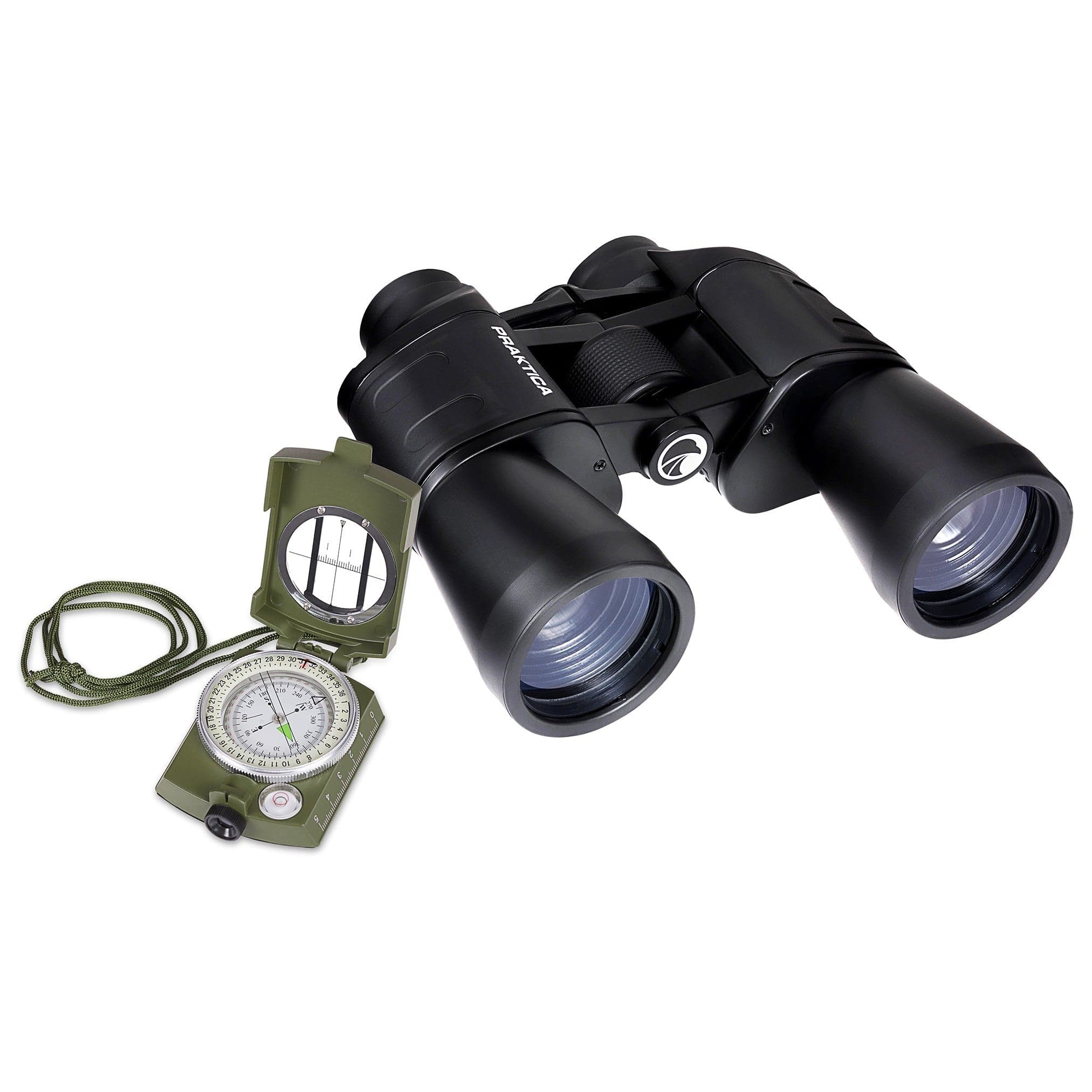 PRAKTICA Falcon 7x50mm Porro Prism Field Binoculars - Black - TOYFACTORY