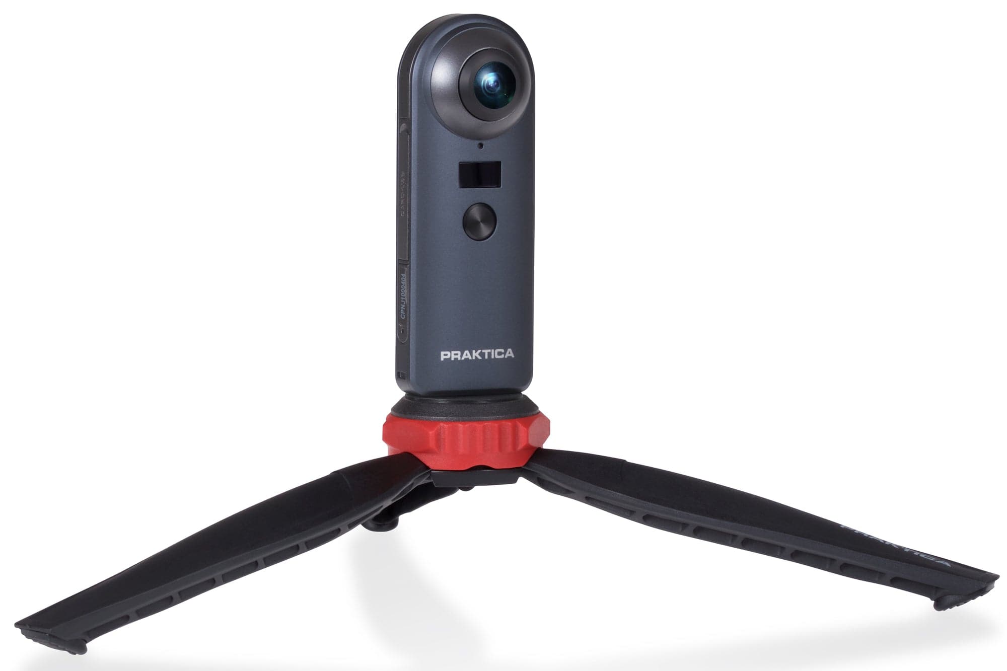 PRAKTICA Vloggers Desktop Tripod Kit with Phone Mount and Monopod Adapter - Black - TOYFACTORY