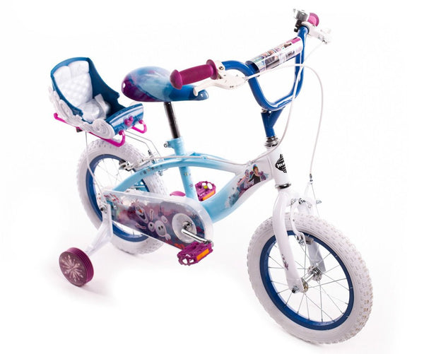 Huffy Girls Disney Frozen 14" Bike with sleigh - TOYFACTORY
