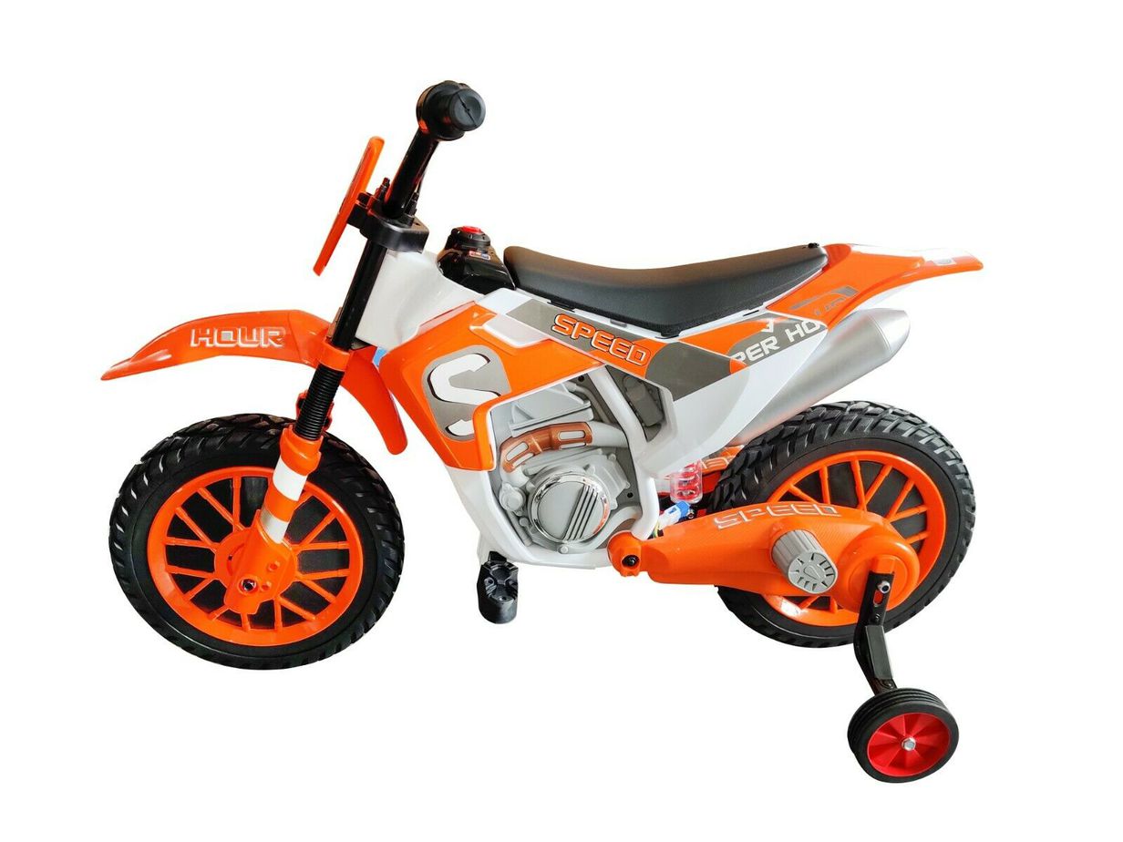 Kids 12v Electric Motorbike with Stabilisers - XMX616 Model