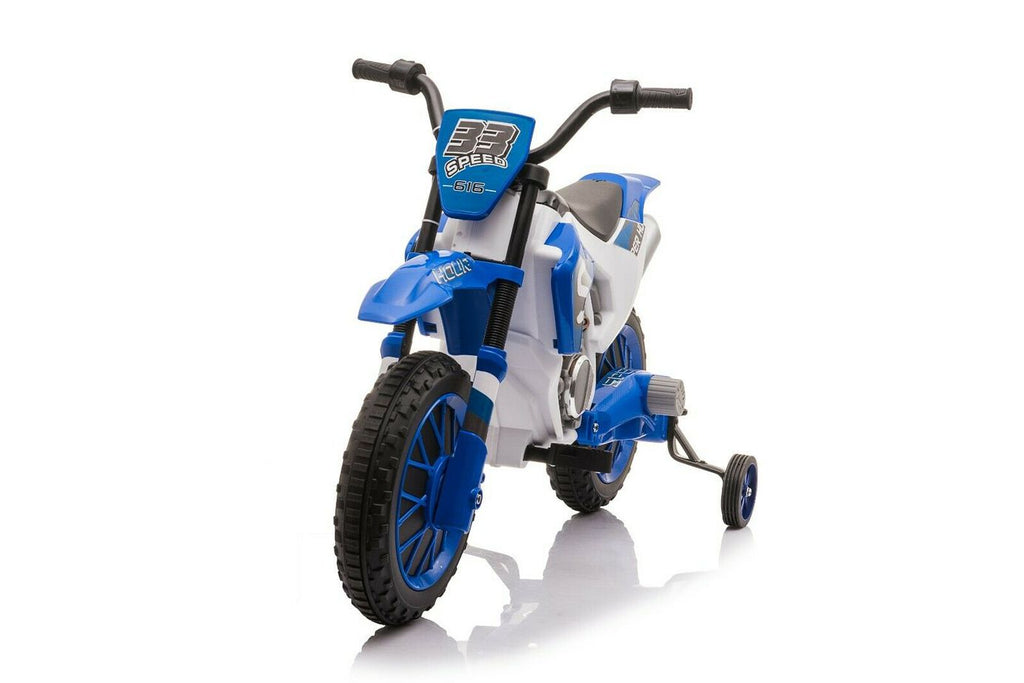 Kids 12v Electric Motorbike with Stabilisers - XMX616 Model
