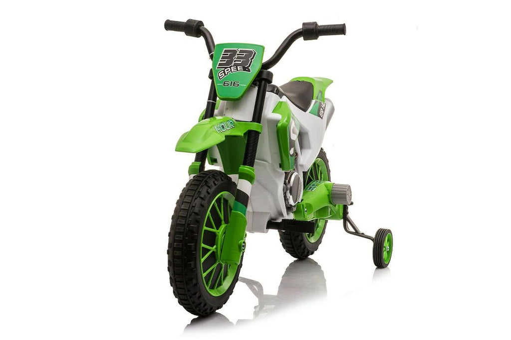 Kids 12v Electric Motorbike with Stabilisers - XMX616 Model