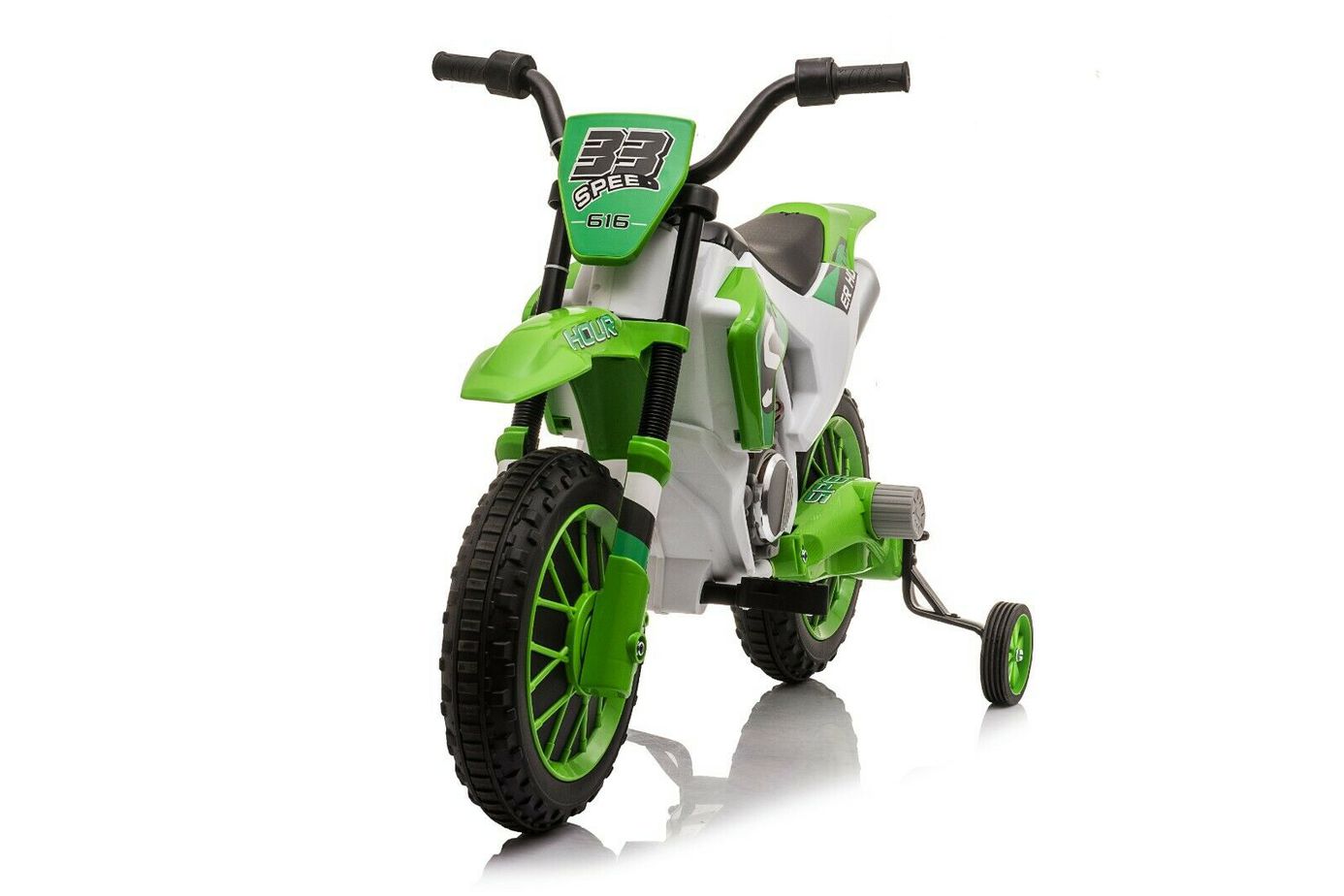 Kids 12v Electric Motorbike with Stabilisers - XMX616 Model