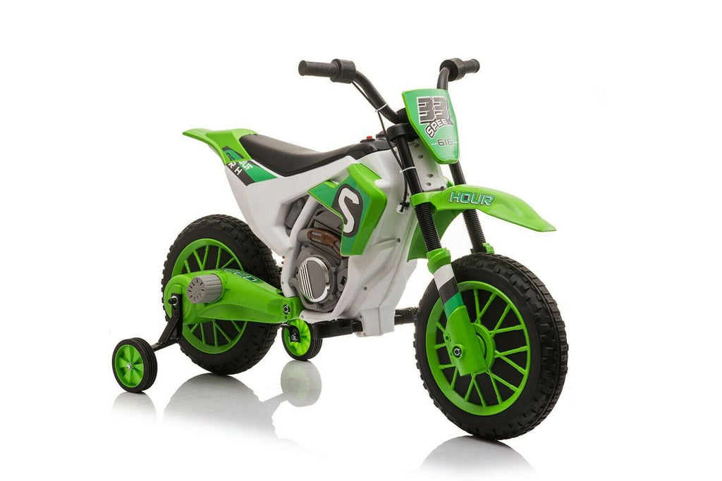 Kids 12v Electric Motorbike with Stabilisers - XMX616 Model