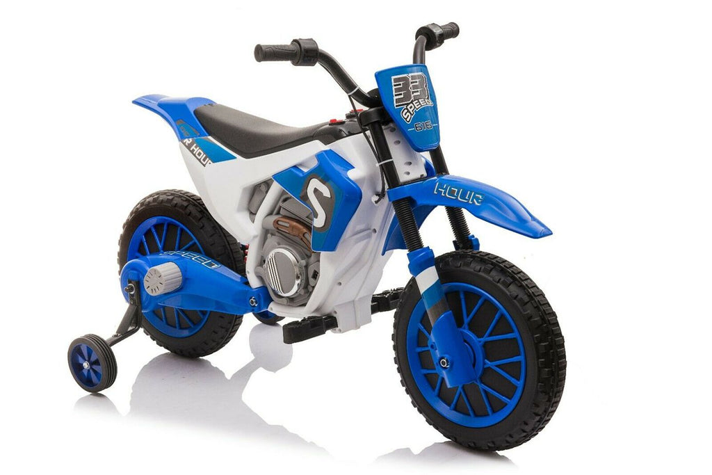 Kids 12v Electric Motorbike with Stabilisers - XMX616 Model