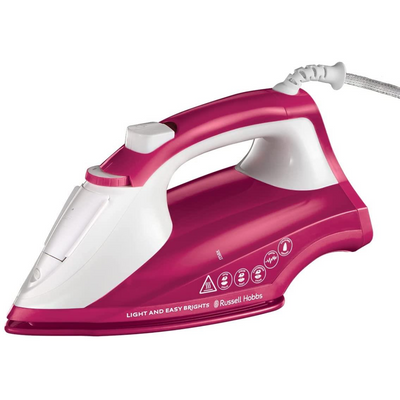 Russell Hobbs Light and Easy Brights Steam Iron 26486- Berry - TOYFACTORY