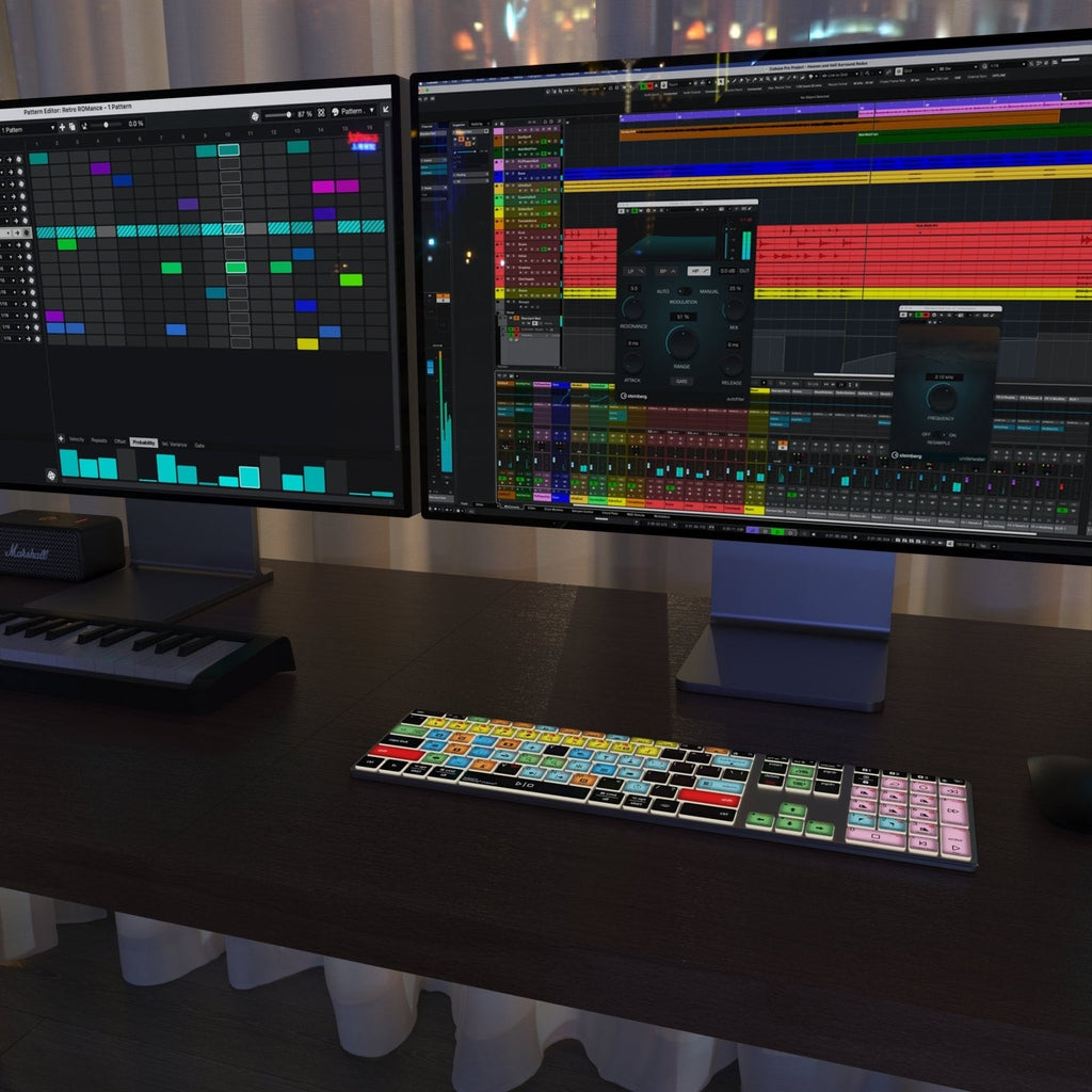 NEW Cubase Compatible Keyboard | Backlit & Wireless | Mac & PC - TOYFACTORY