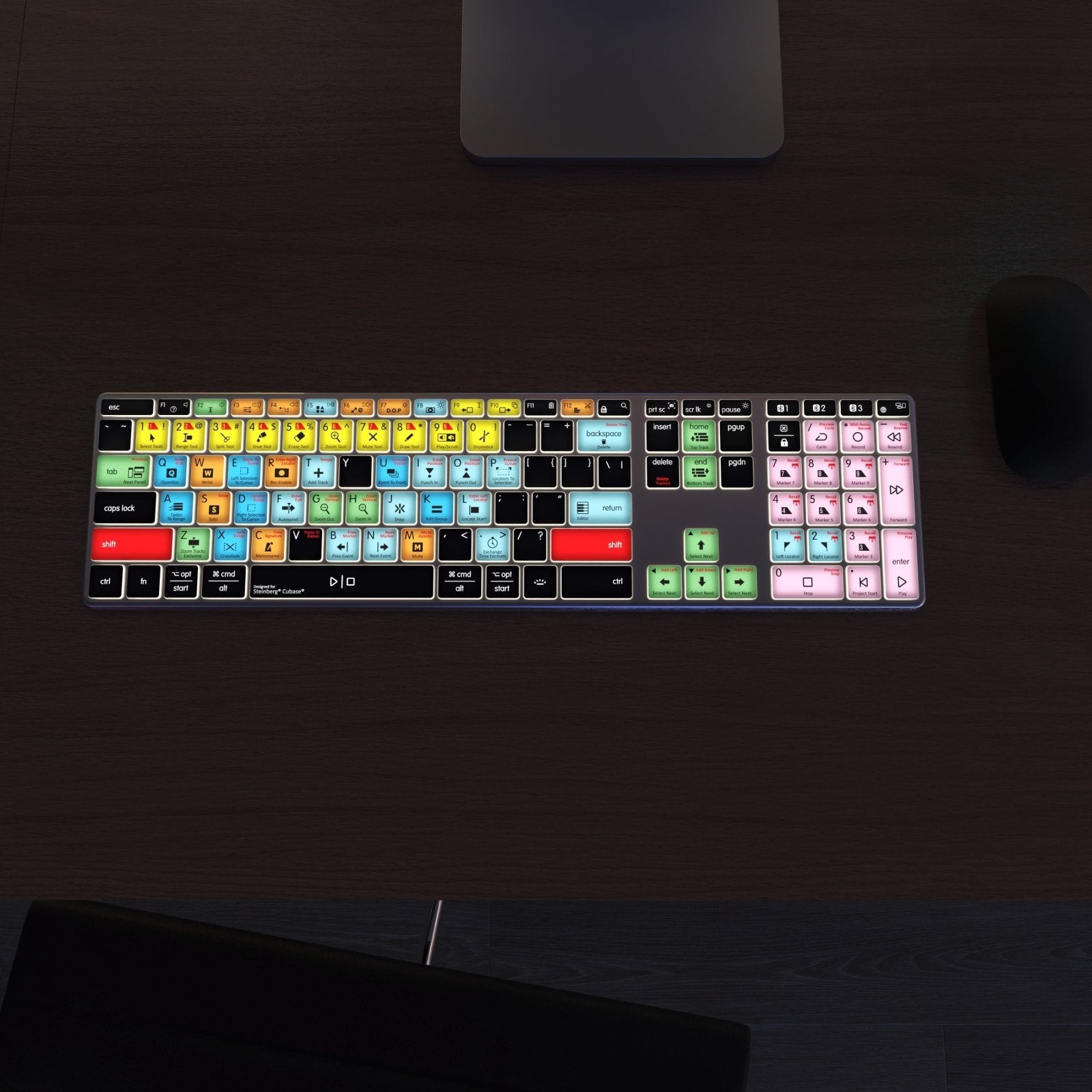 NEW Cubase Compatible Keyboard | Backlit & Wireless | Mac & PC - TOYFACTORY