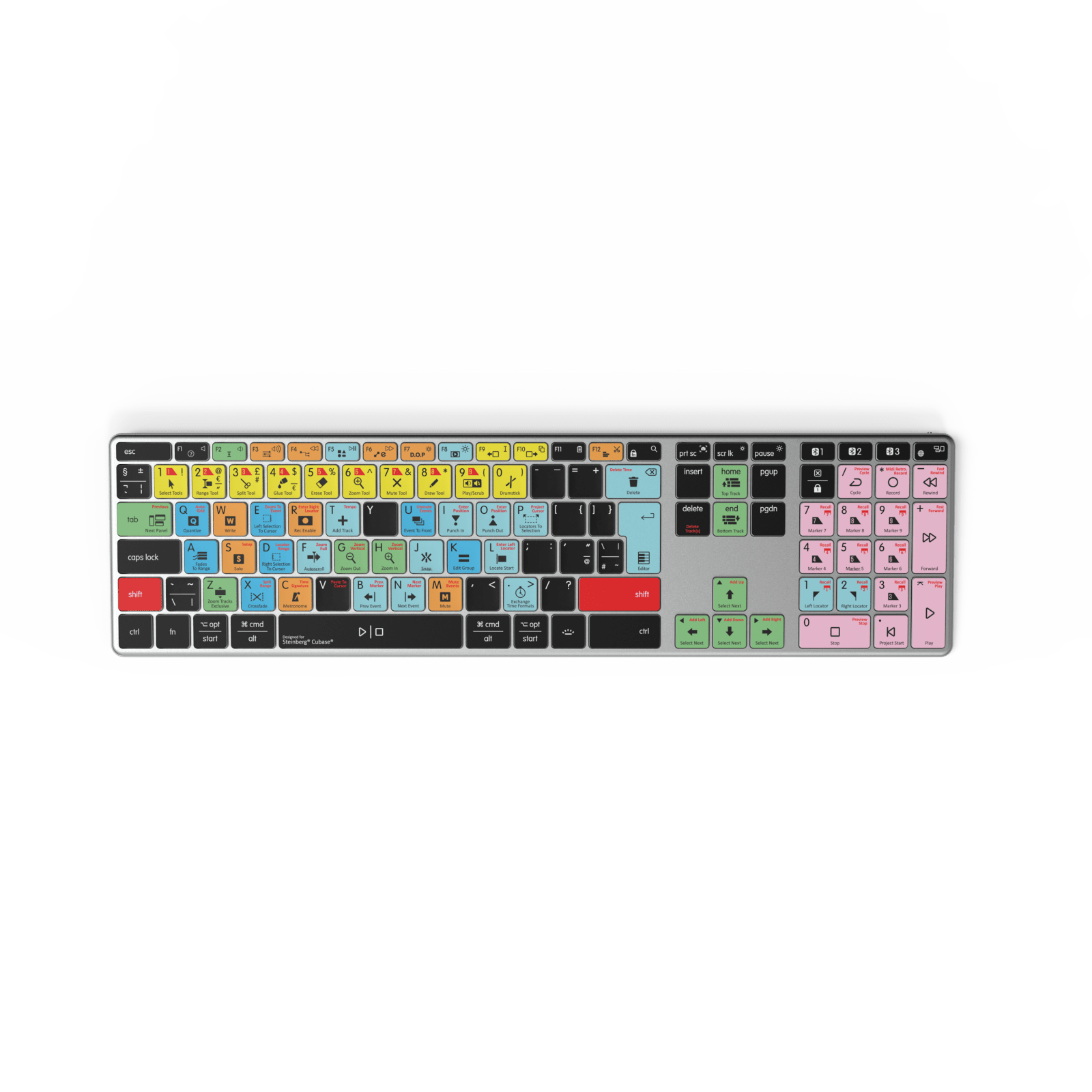 NEW Cubase Compatible Keyboard | Backlit & Wireless | Mac & PC - TOYFACTORY