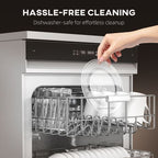 HOMCOM 23L Digital Microwave Oven with Auto Cook, 10 Levels, Eco Mode - TOYFACTORY