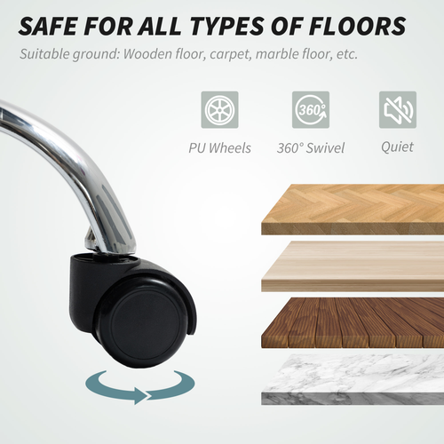 HOMCOM PU Leather Massage Office Chair, Reclining Desk Chair, Brown - TOYFACTORY