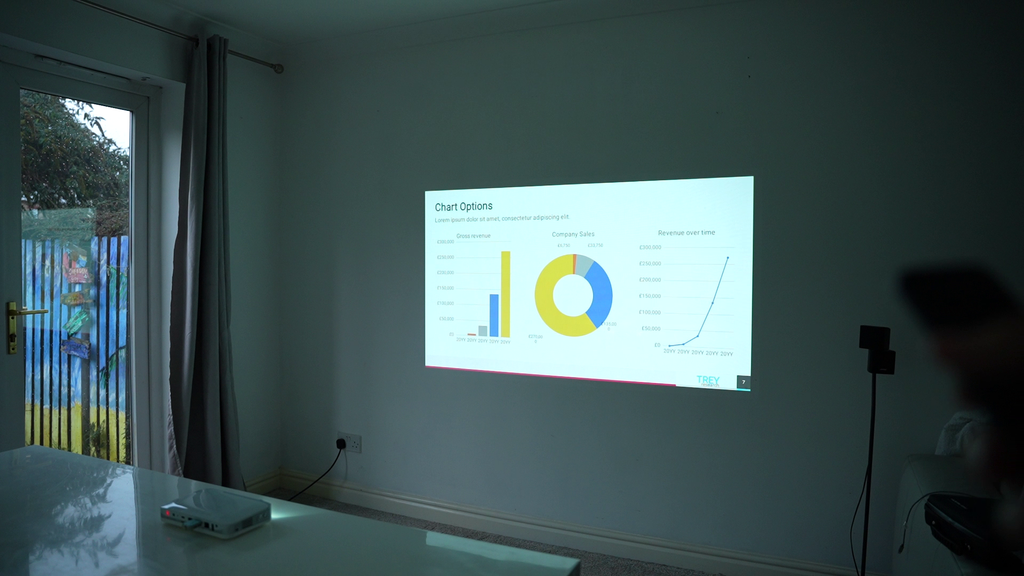 Pico Genie M550 Plus 4.0 1080p Smart Projector (650 lms Full HD Ultra Portable) - TOYFACTORY