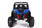 Blue Kids Electric Ride-On UTV Quad by Electric Ride On Cars with MP4 player, featuring rugged design and child-friendly controls.