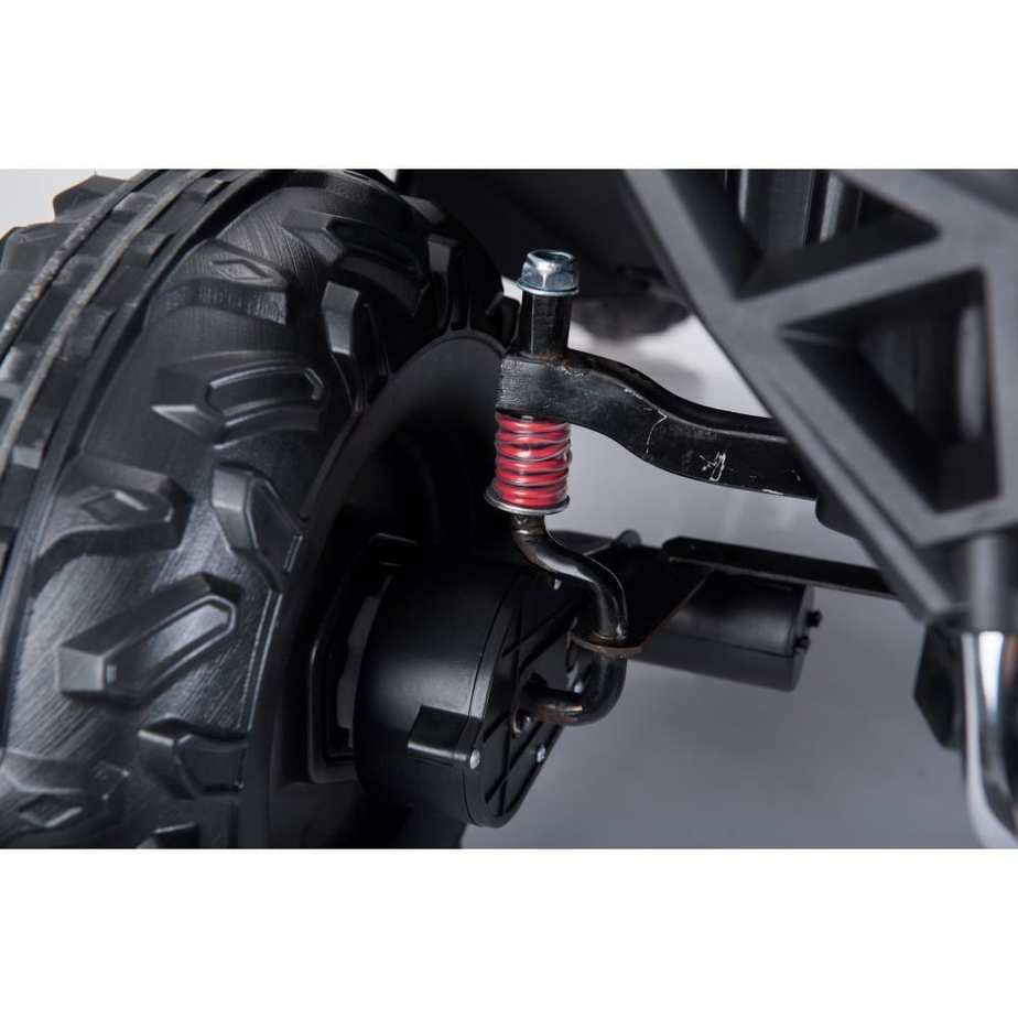 Kids ride-on electric UTV quad with suspension, featuring MP4 player by Electric Ride On Cars, designed for young children.