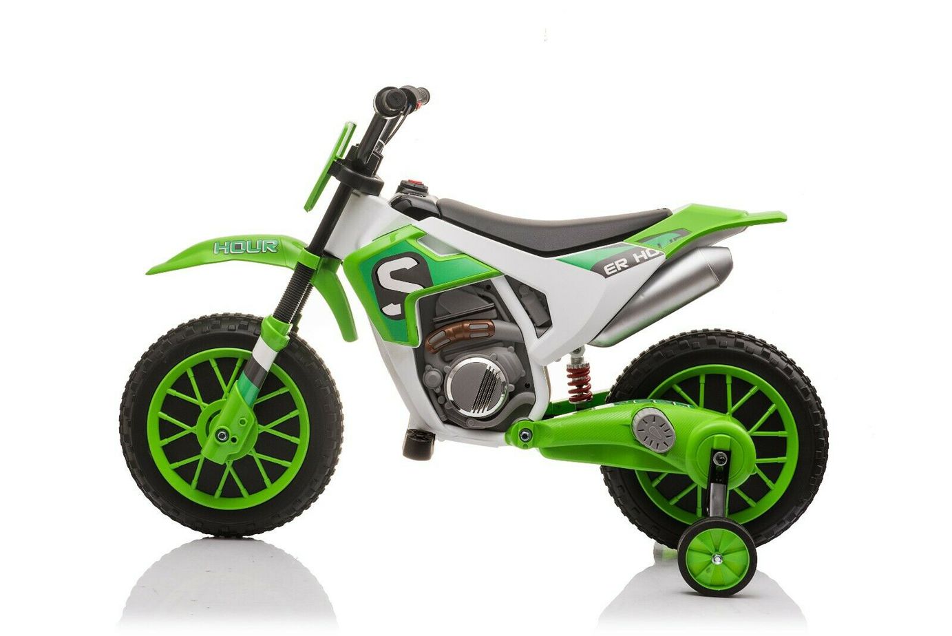 Kids 12v Electric Motorbike with Stabilisers - XMX616 Model