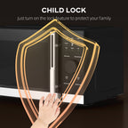 HOMCOM 23L Digital Microwave Oven with Auto Cook, 10 Levels, Eco Mode - TOYFACTORY