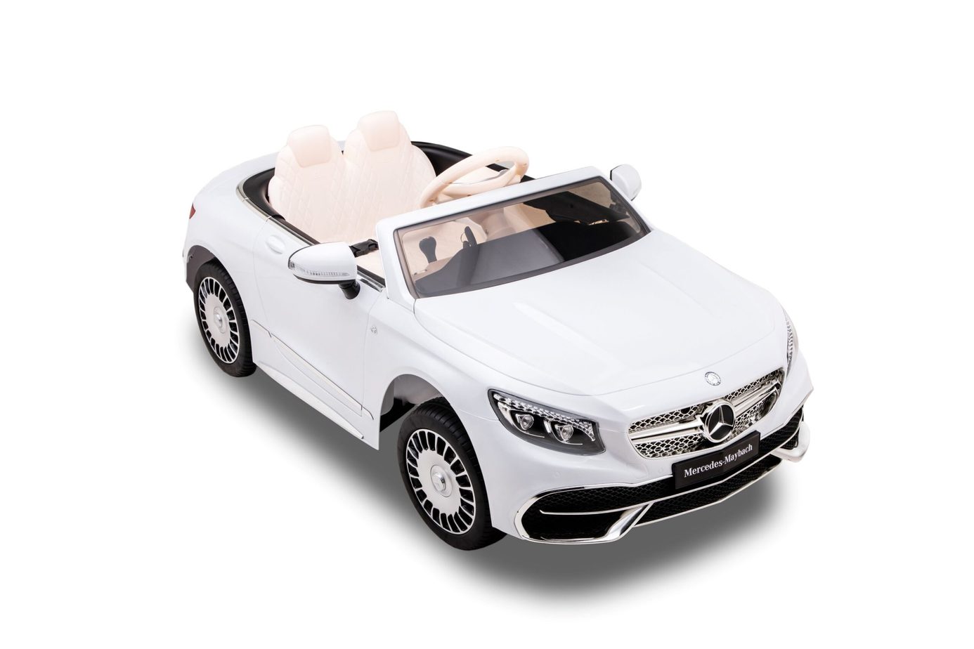 Kids Mercedes Maybach Ride on Electric Car in White
